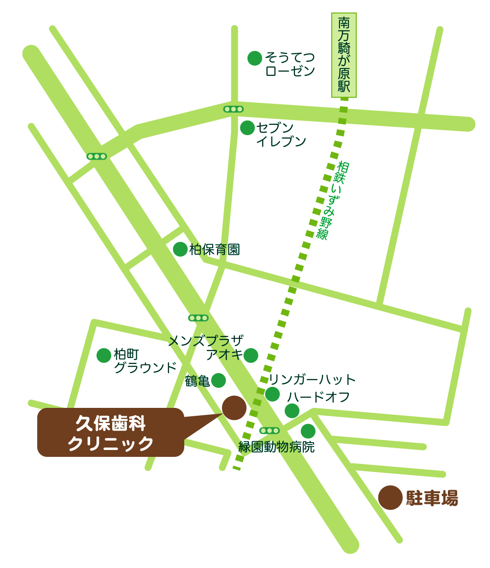 地図 久保歯科クリニック/横浜市泉区の歯医者